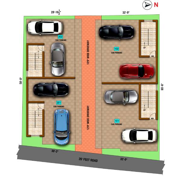 1C & 2C Site Cum Stilt